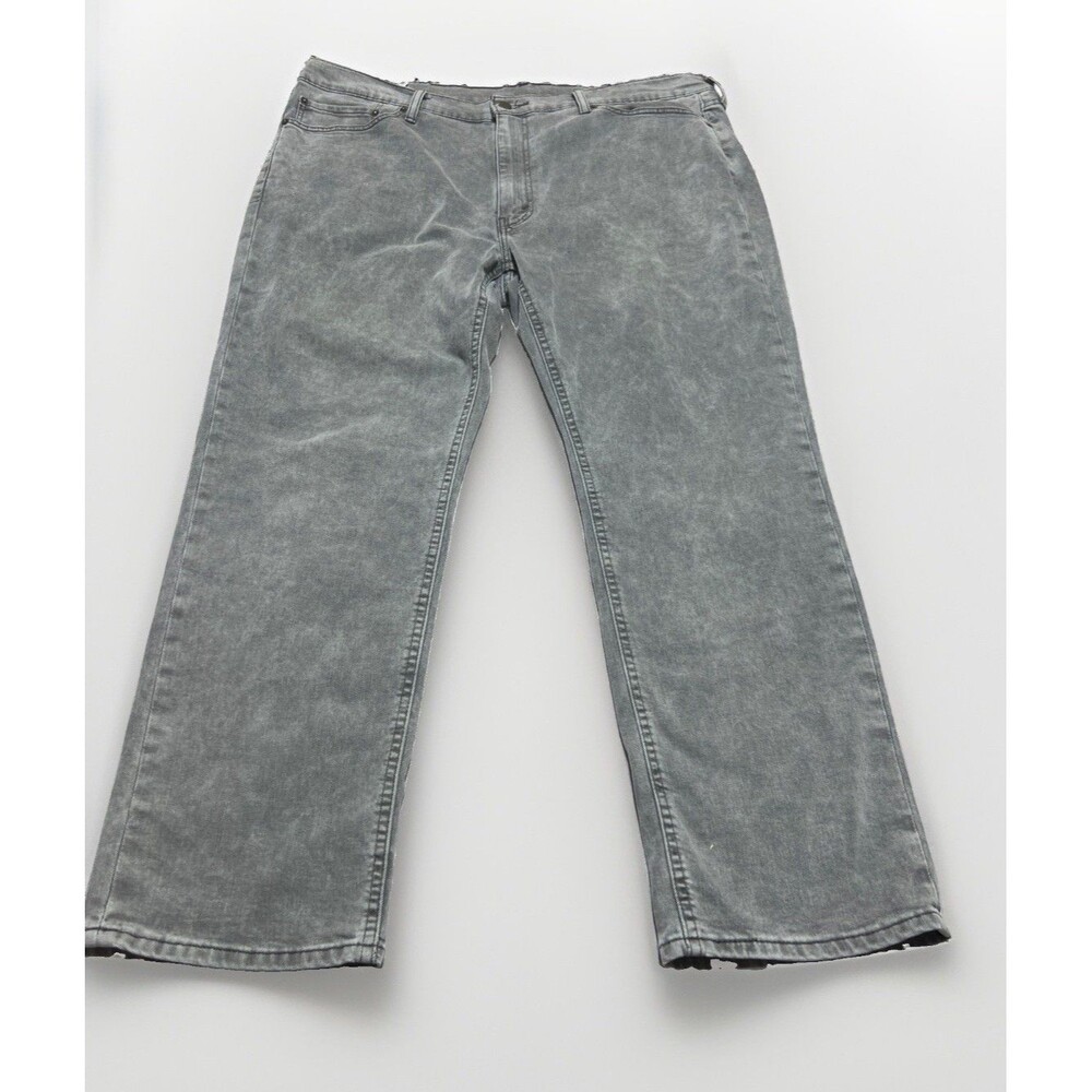 Levis 541 Jeans Men's 40x30 Athletic Taper Fit Gray Stretch Denim Pants
